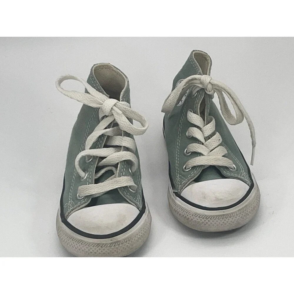 Converse Chuck Taylor All Star High Top Kids Size 7C Green